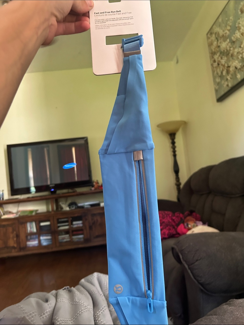 lululemon athletica sky blue athletic waistband